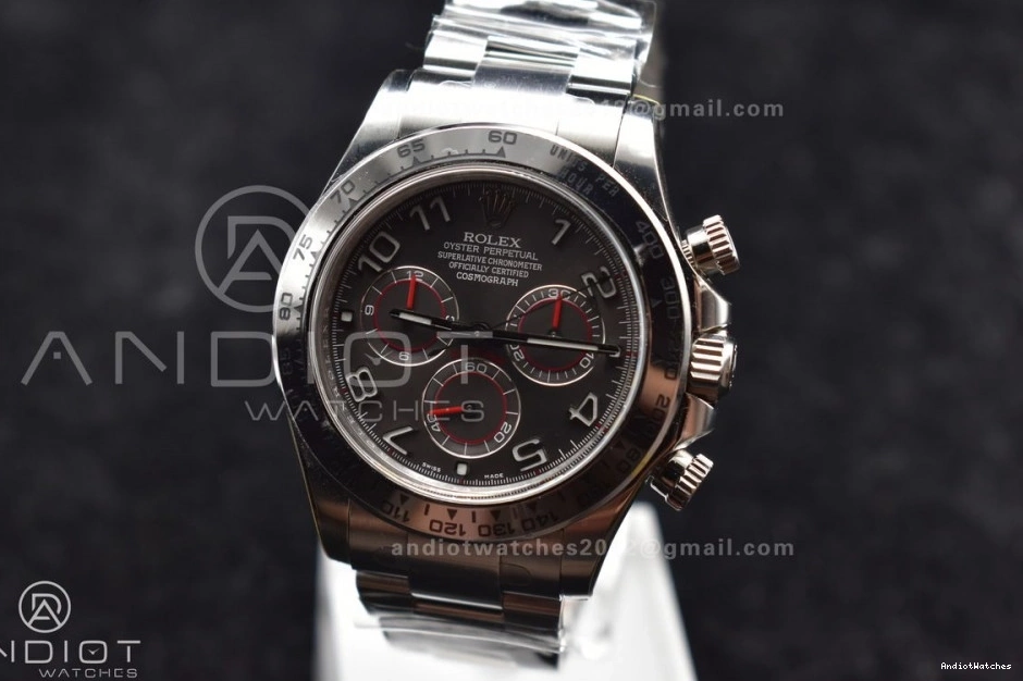 Clean Edition Daytona 742 V Unique SA4130 SS Arabic Bracelet Gray Markers 1:1 on Best Dial 116509 0228